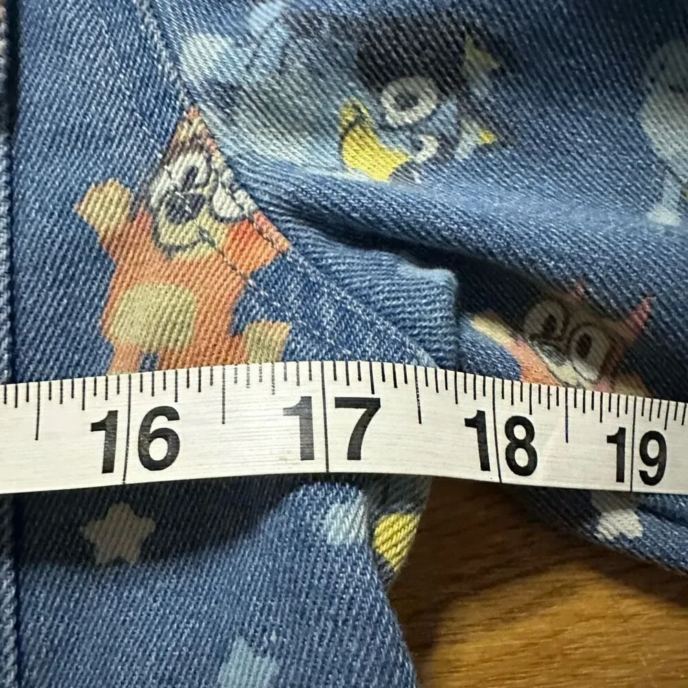 NWT Bluey big girl Denim jacket large 10/12